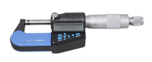 0-1'' x 0.00005'' Electronic Digital Micrometer 7 Keys