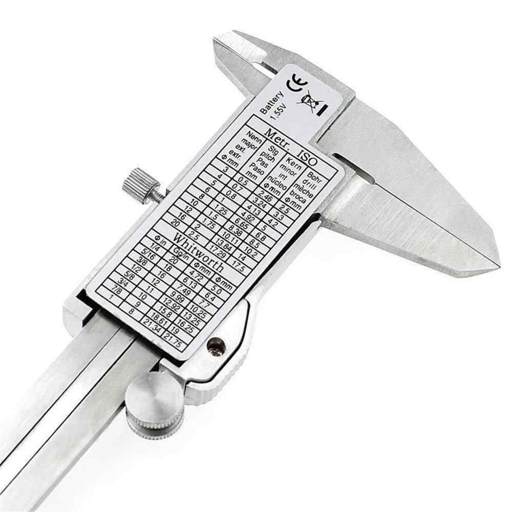 High Quality 150mm/6-inch hardened Stainless Steel Electronic Digital Vernier Caliper Micrometer