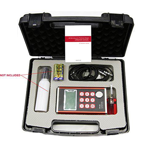 Digital Ultrasonic Thickness Gauge 128×64 dot matrix LCD with EL backlight 0.75-300mm (Depends on probes)