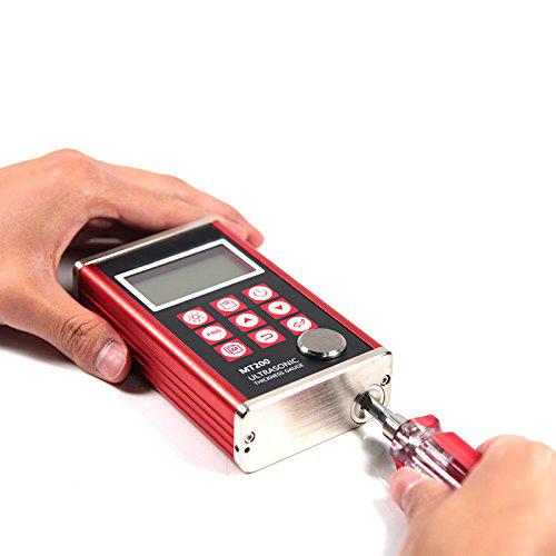 Digital Ultrasonic Thickness Gauge 128×64 dot matrix LCD with EL backlight 0.75-300mm (Depends on probes)