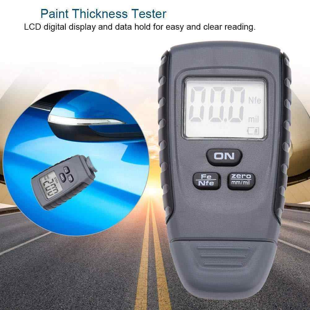 Paint Thickness Tester Professional Mini Digital Coating Meter Gauge LCD Display Paint Measure Tester Tool Instruments