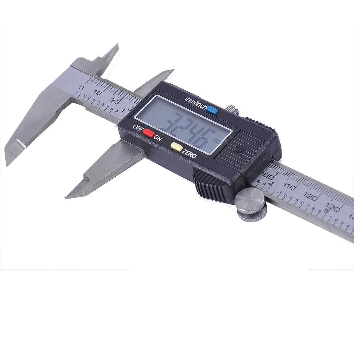 6" Inch/150mm Stainless Steel Electronic LCD Digital Vernier Caliper Micrometer