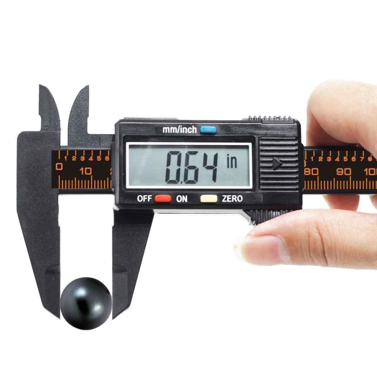 Electronic Digital Caliper Inch/Metric Conversion 0-6 Inch/150 mm Carbon Fiber Gauge Micrometer