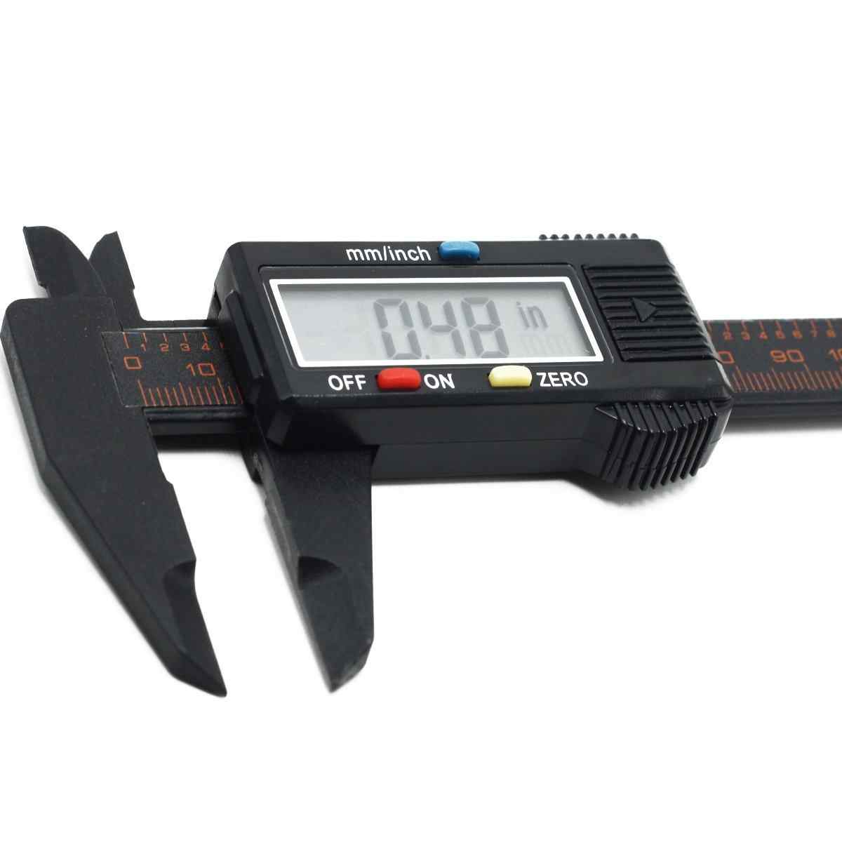 Electronic Digital Caliper Inch/Metric Conversion 0-6 Inch/150 mm Carbon Fiber Gauge Micrometer