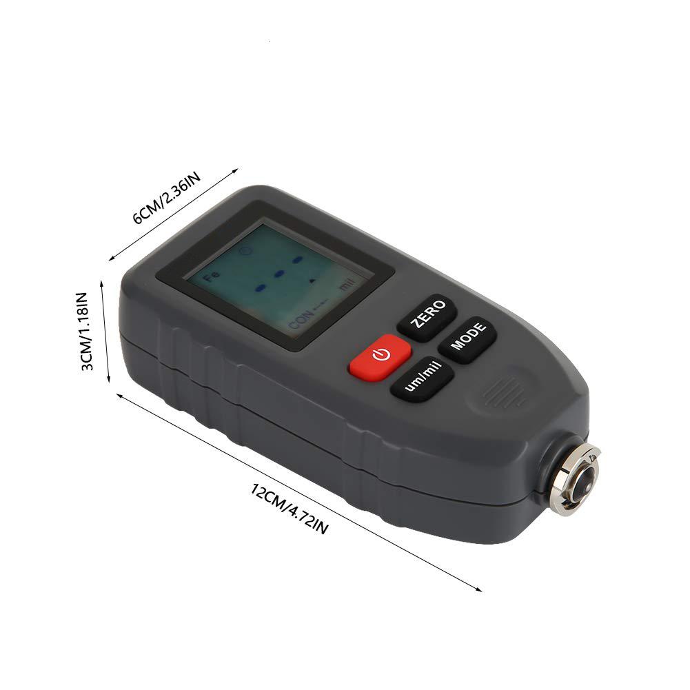 LCD Portable Digital Paint Coating Thickness Auto Tester Measuring Gauge Meter Instruments